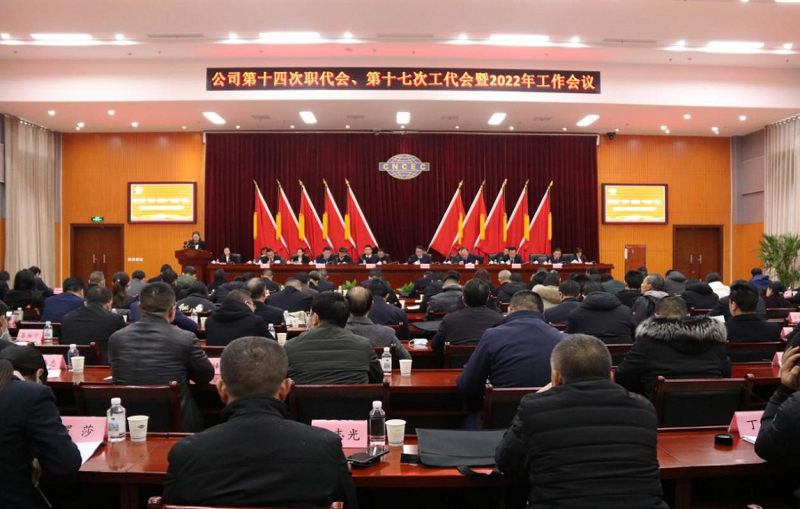 公司召開(kāi)第十四次職代會(huì)、第十七次工代會(huì)暨2022年工作會(huì)議